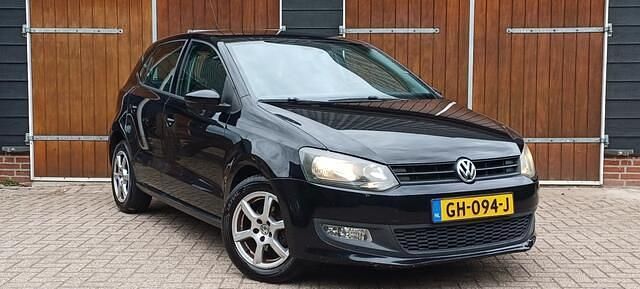 Zwart Gebruikt 2012 VW Polo Highline Hatchback | € 4.250 (Goede deal) - Afbeelding 1/4