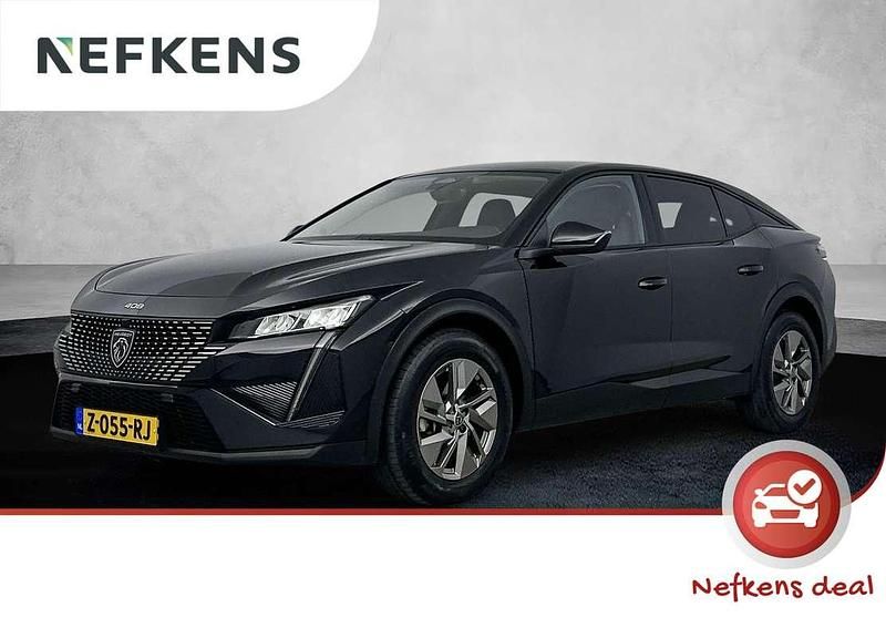 Zwart, metallic lak Gebruikt 2024 Peugeot 408 Allure Sedan | € 26.500 - Afbeelding 1/3