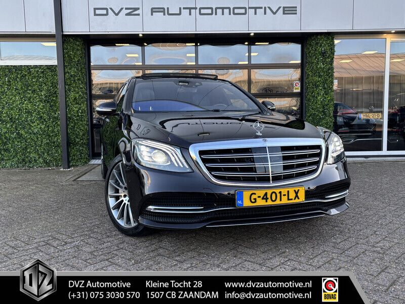 Zwart Gebruikt 2017 Mercedes S560 Premium Plus Sedan | € 57.950 (Super prijs) - Afbeelding 1/4