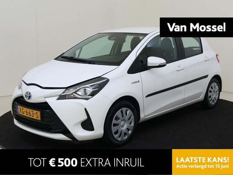 Wit Gebruikt 2018 Toyota Yaris Hybrid Hatchback | € 14.735 (Goede deal) - Afbeelding 1/4