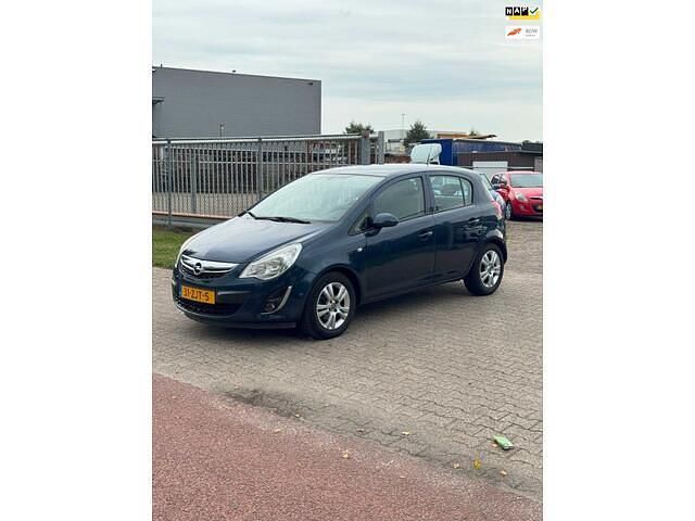 Blauw Gebruikt 2012 Opel Corsa Edition Hatchback | € 4.750 (Eerlijke prijs) - Afbeelding 1/4