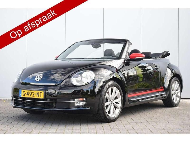 Zwart Gebruikt 2015 VW Beetle CLUB Cabriolet | € 13.999 (Goede deal) - Afbeelding 1/4