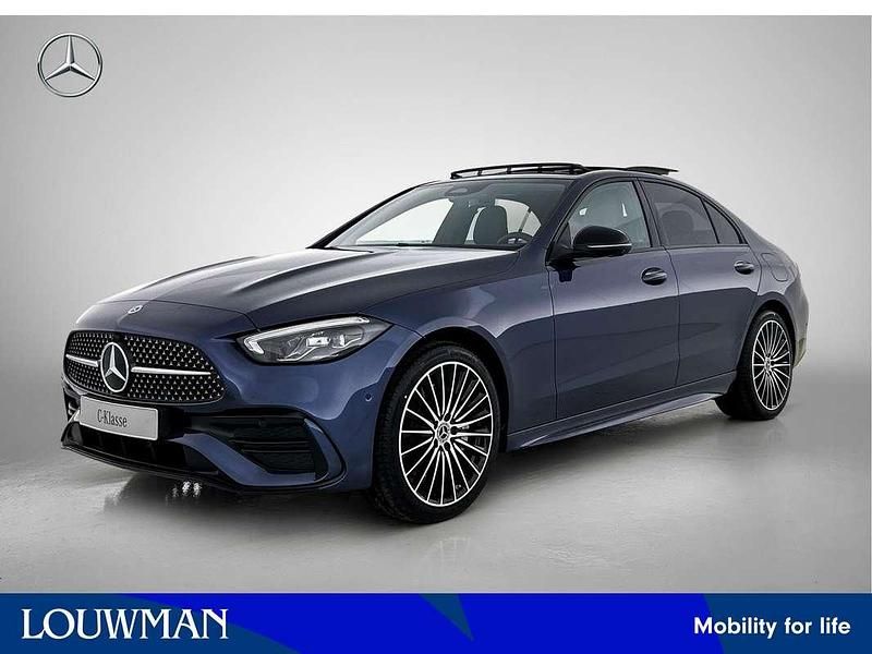 Blauw Nieuw 2025 Mercedes C300e Business Sedan | € 62.277 (Goede deal) - Afbeelding 1/4