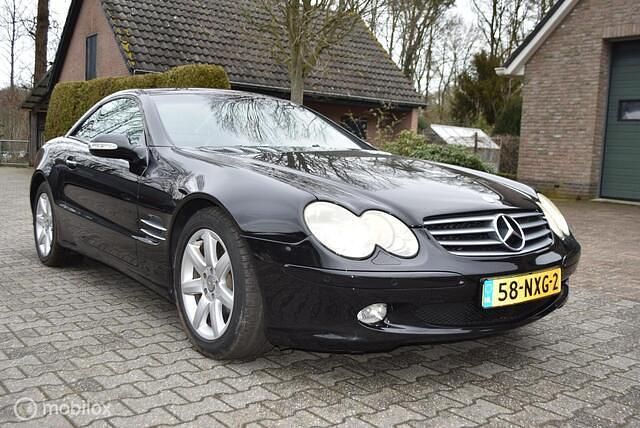 Occasion Mercedes SL500 306 PK (225 kW) 2002 Zwart (metallic) Cabriolet