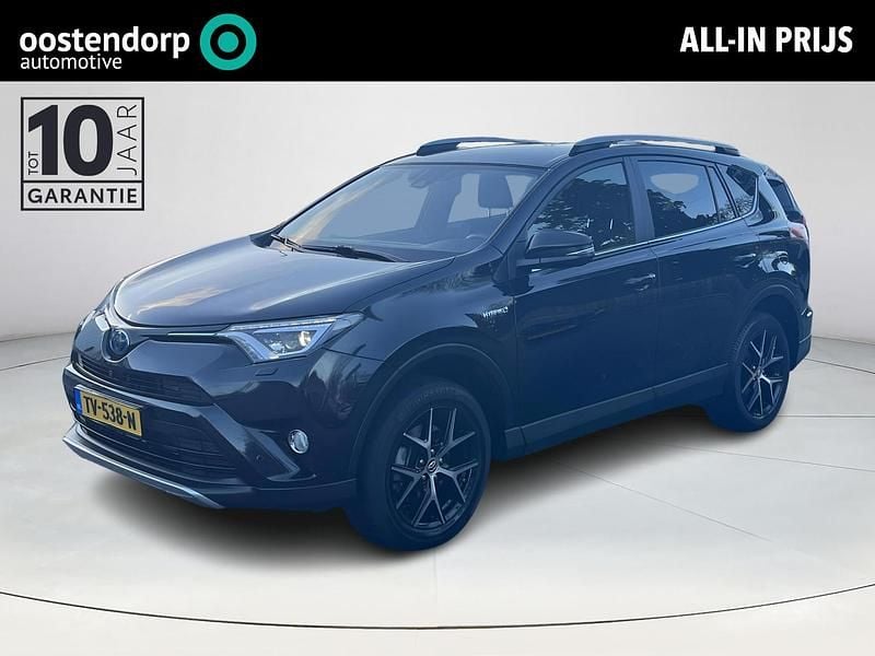 Zwart Gebruikt 2018 Toyota RAV4 Hybrid Style SUV | € 26.900 (Super prijs) - Afbeelding 1/4