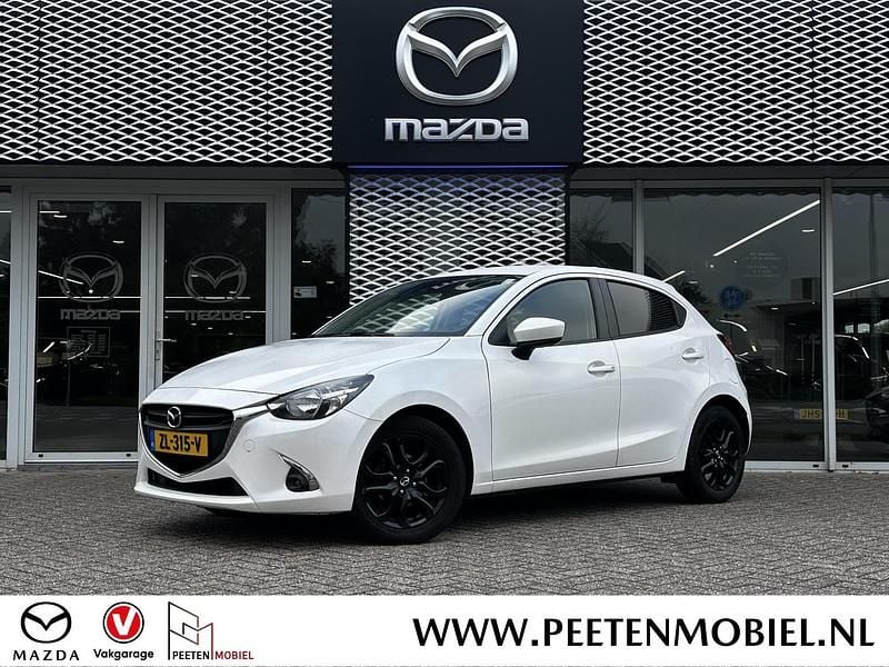 Wit Gebruikt 2019 Mazda 2 Inclusive Hatchback | € 13.590 (Eerlijke prijs) - Afbeelding 1/4
