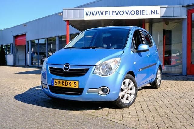 Blauw Gebruikt 2009 Opel Agila Edition Hatchback | € 3.950 (Eerlijke prijs) - Afbeelding 1/4