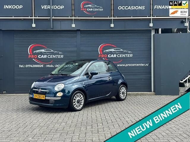 Blauw Gebruikt 2012 Fiat 500 Lounge Hatchback | € 6.200 (Eerlijke prijs) - Afbeelding 1/4