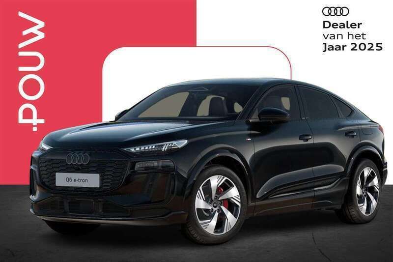 Zwart, metallic lak Nieuw 2025 Audi Q6 Sportback e-tron Performance SUV | € 87.450 - Afbeelding 1/4