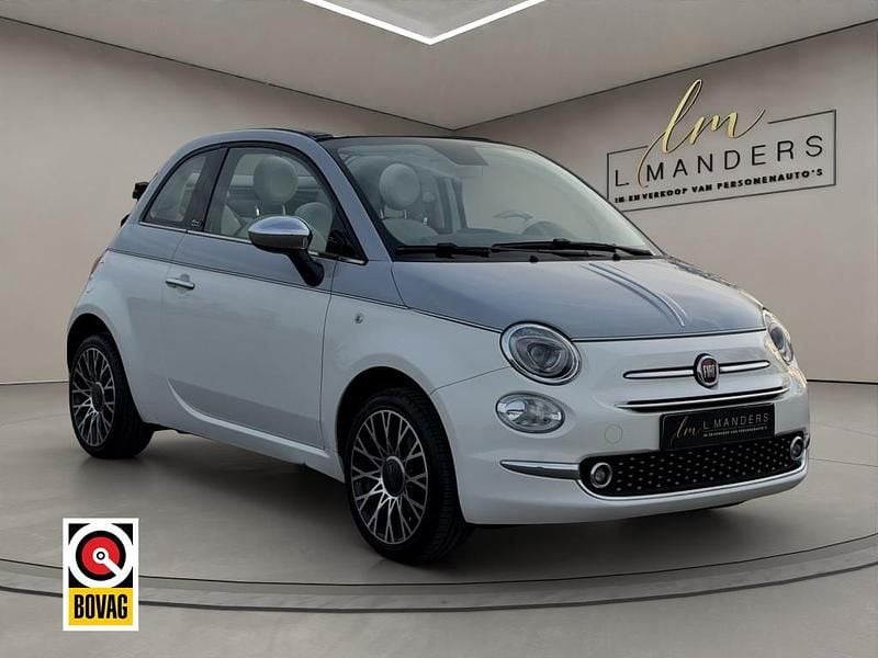 Wit Gebruikt 2019 Fiat 500C Collezione Cabriolet | € 12.495 (Eerlijke prijs) - Afbeelding 1/4