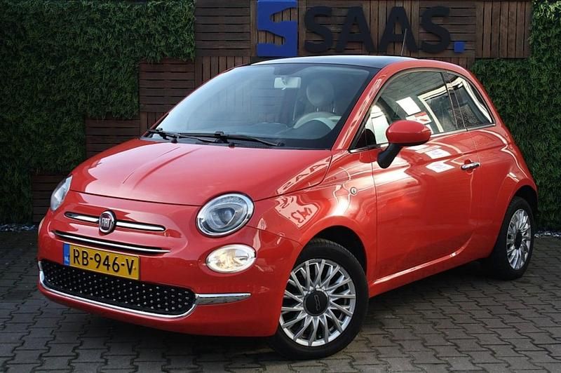 Rood Occasion 2017 Fiat 500 Hatchback | € 7.749 (Super prijs) - Afbeelding 1/4