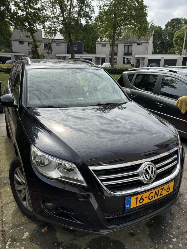Zwart Gebruikt 2008 VW Tiguan Sport SUV | € 2.850 (Super prijs) - Afbeelding 1/4