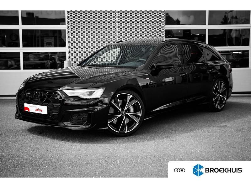 Zwart Gebruikt 2024 Audi A6 S-Line Stationwagen | € 55.795 (Eerlijke prijs) - Afbeelding 1/4