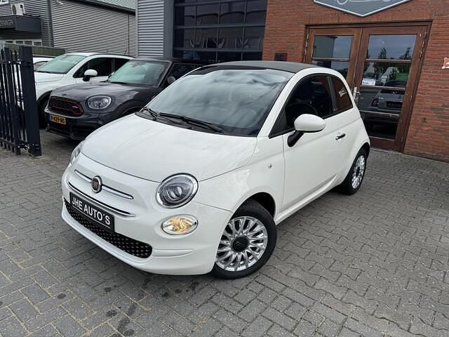 Wit Gebruikt 2021 Fiat 500C Lounge Cabriolet | € 13.950 (Eerlijke prijs) - Afbeelding 1/4