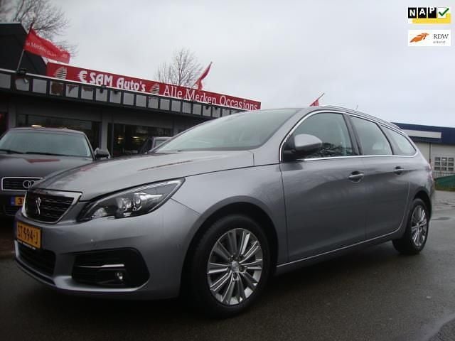 Grijs Gebruikt 2018 Peugeot 308 SW Allure Stationwagen | € 7.995 (Super prijs) - Afbeelding 1/4