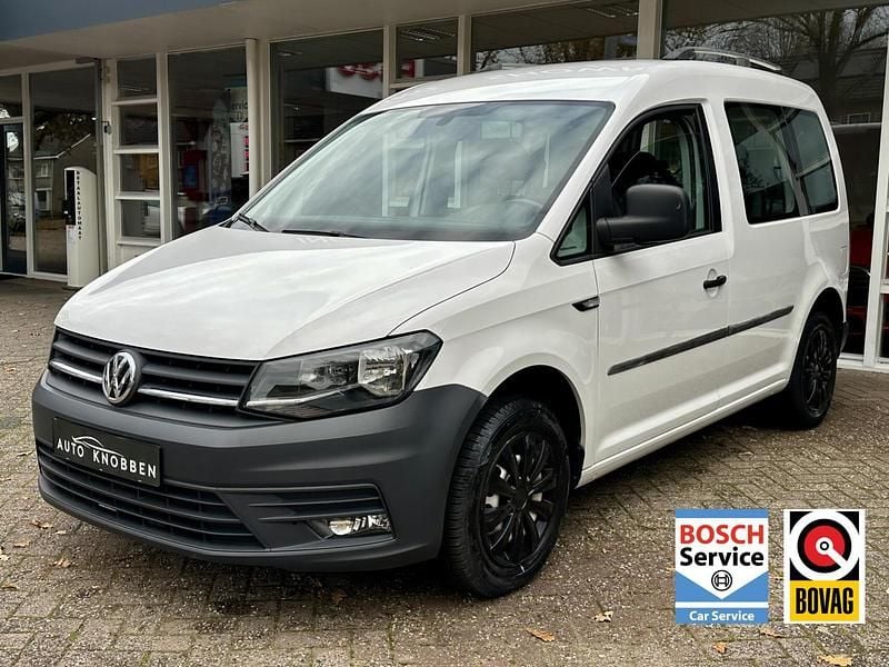 Wit Occasion 2018 VW Caddy Comfortline MPV | € 11.800 (Super prijs) - Afbeelding 1/4