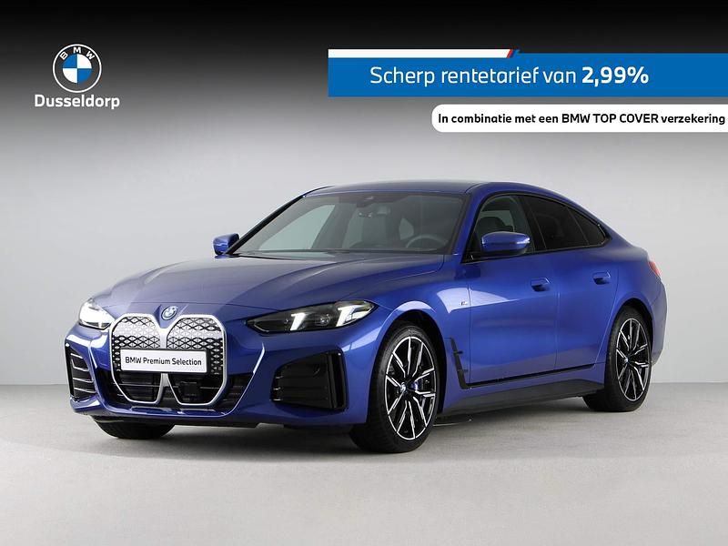 Blauw Gebruikt 2024 BMW i4 M Sport Sedan | € 44.450 (Eerlijke prijs) - Afbeelding 1/4