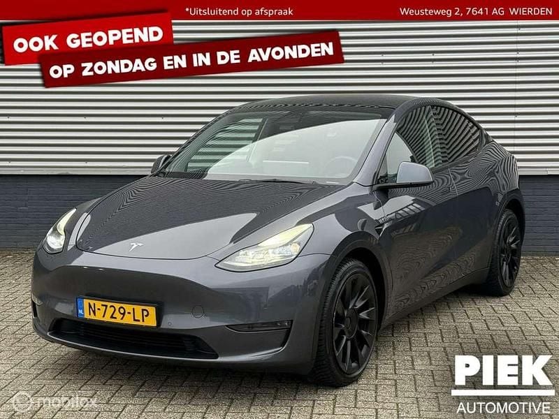 Grijs, metallic lak Gebruikt 2021 Tesla Model Y Long Range AWD SUV | € 25.999 (Eerlijke prijs) - Afbeelding 1/3