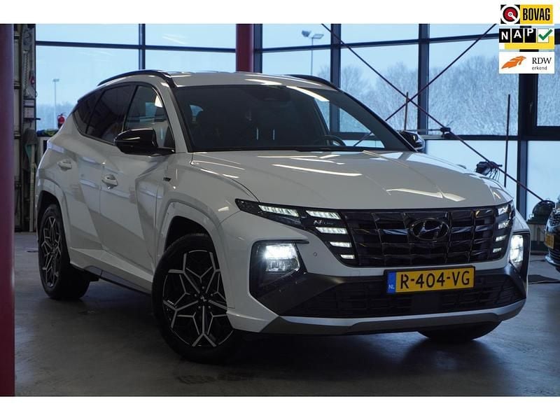 Wit Gebruikt 2023 Hyundai Tucson N Line SUV | € 24.999 (Super prijs) - Afbeelding 1/4