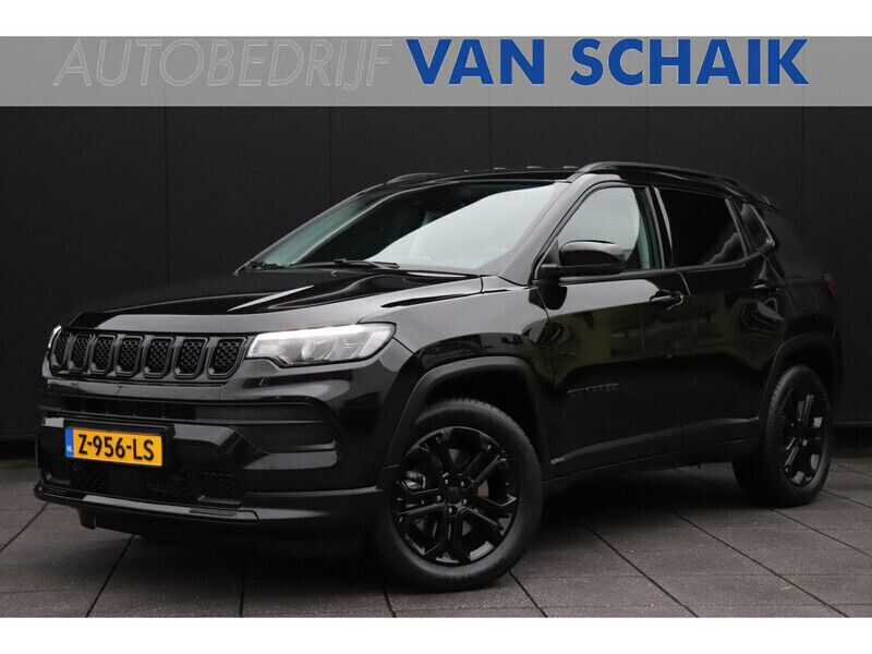 Zwart Gebruikt 2022 Jeep Compass Night Eagle SUV | € 27.950 (Goede deal) - Afbeelding 1/4