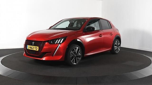 Rood Occasion 2020 Peugeot e-208 GTi Hatchback | € 12.250 (Eerlijke prijs) - Afbeelding 1/4