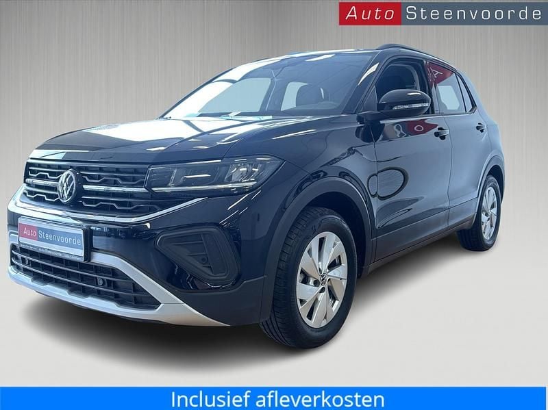 Zwart Gebruikt 2024 VW T-Cross Edition SUV | € 23.895 (Eerlijke prijs) - Afbeelding 1/4