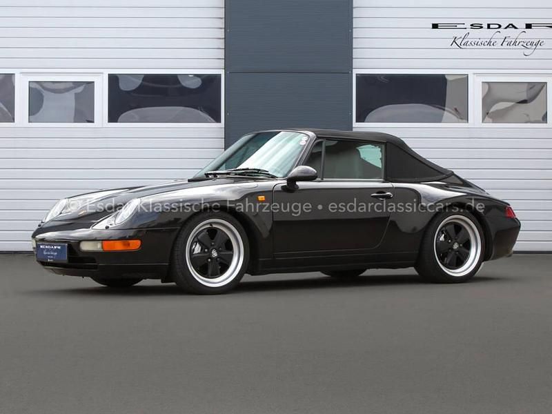 Zwart Gebruikt 1996 Porsche 911 Carrera 4 Cabriolet Cabriolet | € 87.000 - Afbeelding 1/4