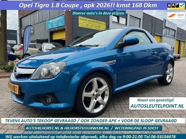Blauw Gebruikt 2004 Opel Tigra Enjoy Coupé | € 1.499 - Afbeelding 1/3