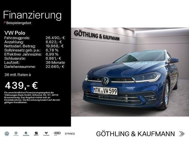 Blauw Occasion 2024 VW Polo Style Hatchback | € 27.343 (Duur) - Afbeelding 1/4