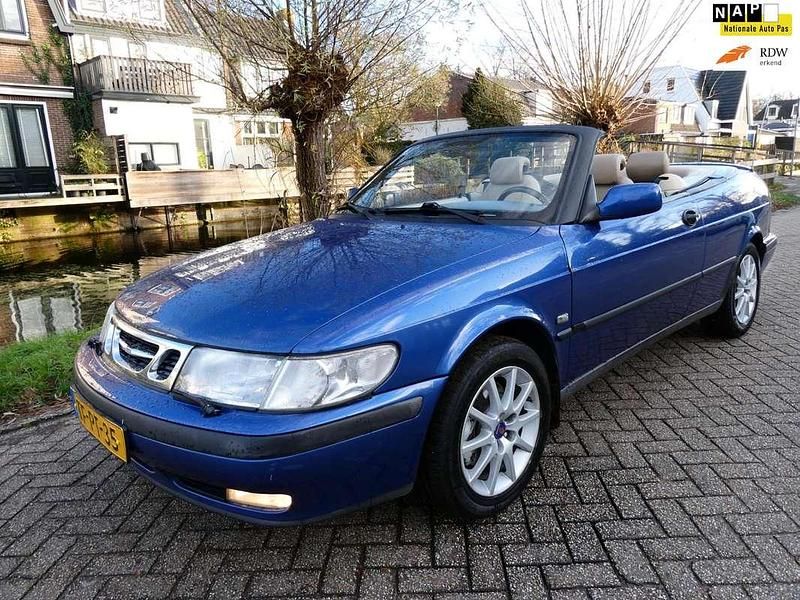 Blauw Gebruikt 1998 Saab 9-3 Cabriolet Cabriolet | € 2.495 - Afbeelding 1/4