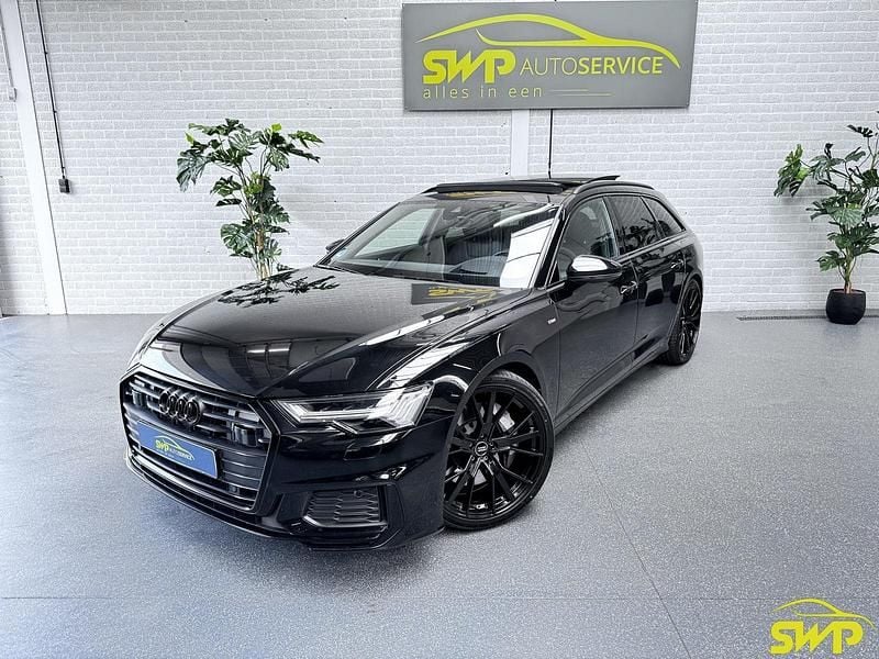 Zwart Gebruikt 2023 Audi A6 Competition Stationwagen | € 50.845 (Eerlijke prijs) - Afbeelding 1/4