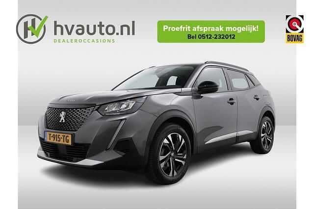 Grijs Gebruikt 2022 Peugeot 2008 Allure SUV | € 21.900 (Eerlijke prijs) - Afbeelding 1/4
