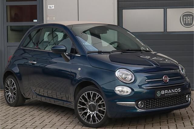 Occasion Fiat 500C Star 69 PK (50 kW) 2021 Blauw (metallic) Cabriolet