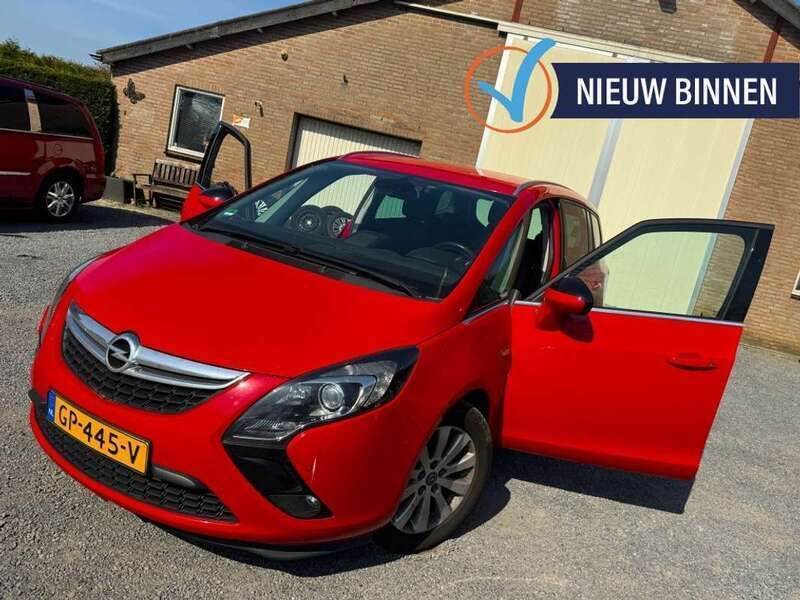 Rood Gebruikt 2015 Opel Zafira Tourer MPV | € 6.950 (Goede deal) - Afbeelding 1/4