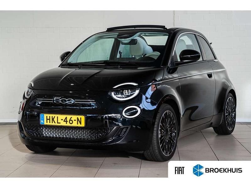 Zwart Gebruikt 2025 Fiat 500C La Prima Cabriolet | € 29.450 - Afbeelding 1/4
