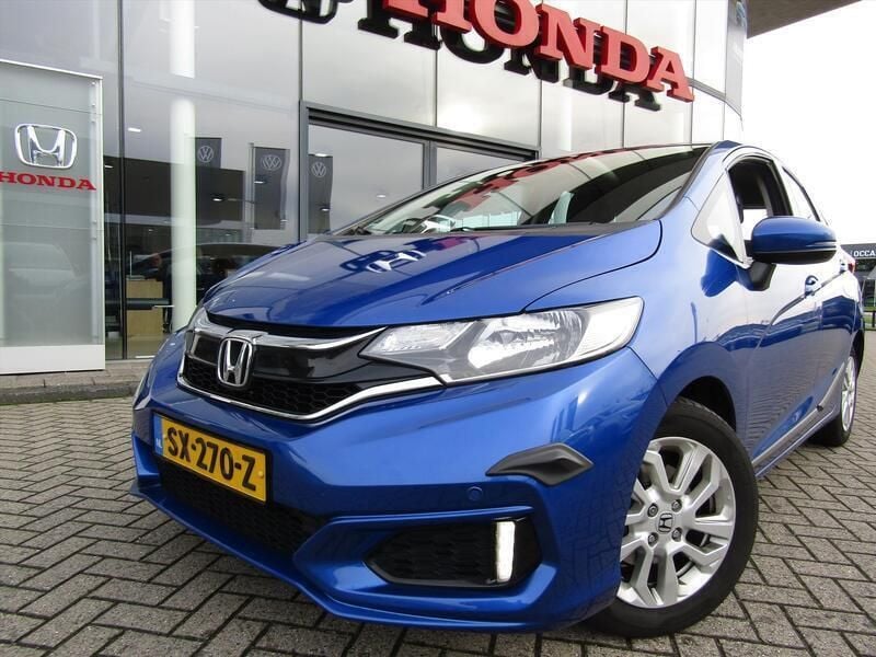 Blauw Gebruikt 2018 Honda Jazz Comfort Hatchback | € 13.950 (Goede deal) - Afbeelding 1/4