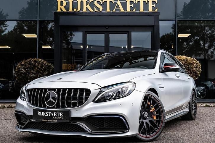 Occasion Mercedes C63S AMG AMG 510 PK (375 kW) 2016 Grijs, metallic lak Stationwagen