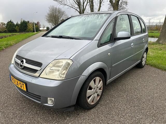 Grijs (metallic) Gebruikt 2003 Opel Meriva Cosmo MPV | € 399 (Super prijs) - Afbeelding 1/4