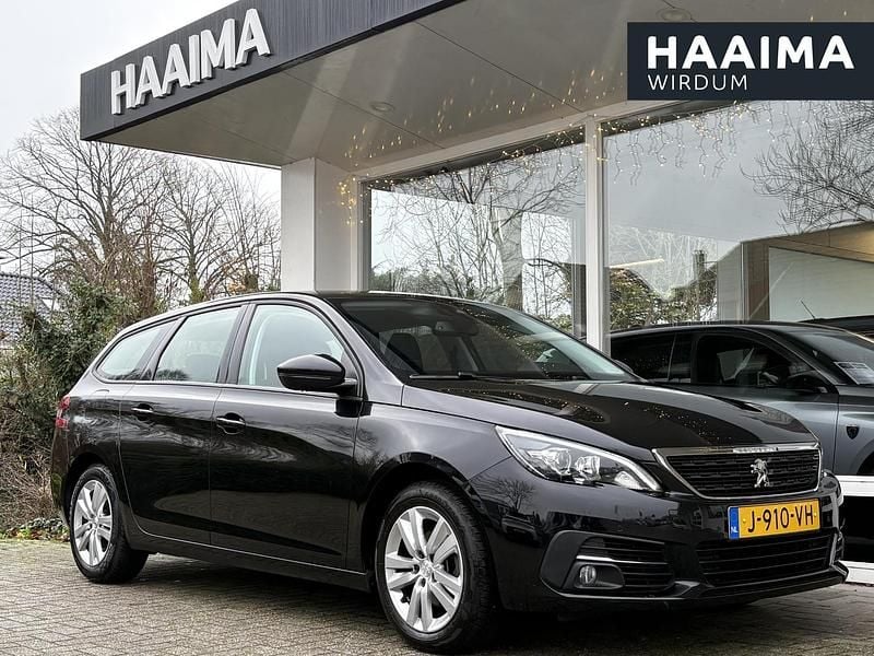 Zwart Occasion 2020 Peugeot 308 SW Active Stationwagen | € 12.945 (Super prijs) - Afbeelding 1/4