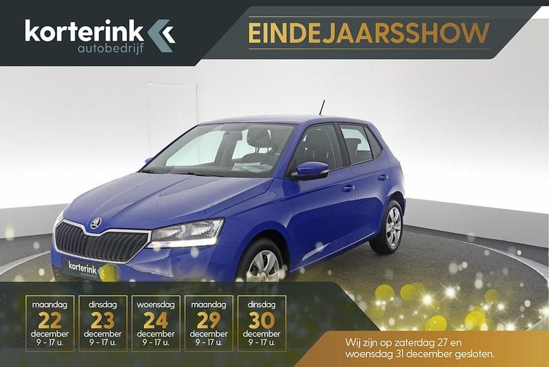 Blauw Gebruikt 2021 Skoda Fabia Ambition Hatchback | € 14.950 (Iets duurder) - Afbeelding 1/4