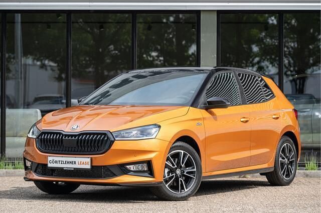 Oranje Gebruikt 2025 Skoda Fabia Monte Carlo Hatchback | € 32.500 (Duur) - Afbeelding 1/4