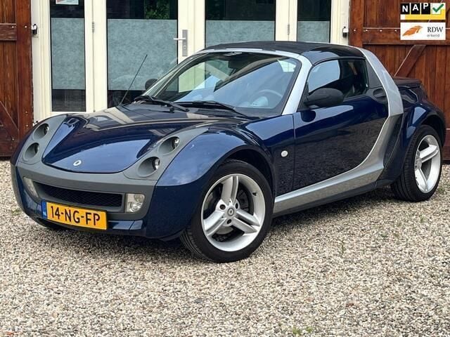 Blauw Occasion 2003 Smart Roadster Cabriolet | € 3.950 (Super prijs) - Afbeelding 1/4
