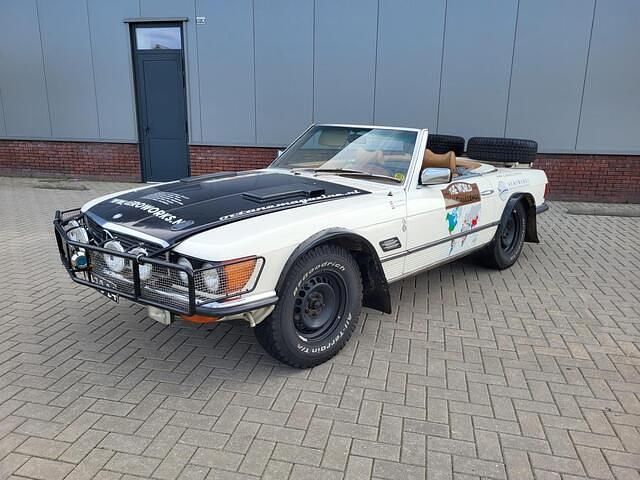 Beige Occasion 1972 Mercedes SL350 Cabriolet | € 13.950 - Afbeelding 1/4