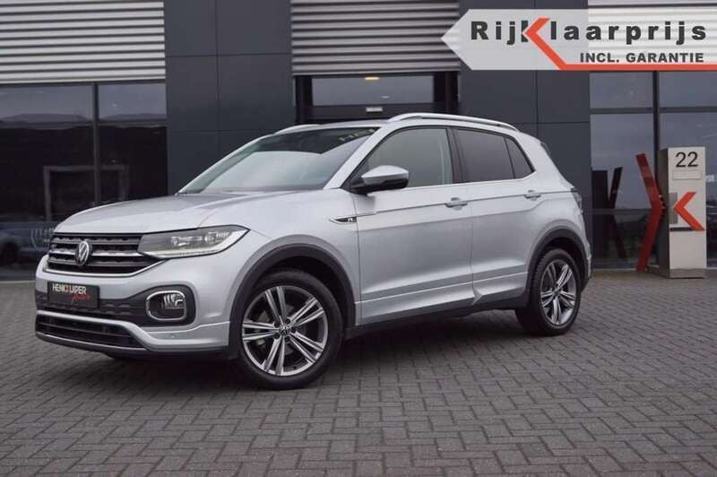 Zilver Gebruikt 2022 VW T-Cross R-line SUV | € 27.750 (Eerlijke prijs) - Afbeelding 1/4