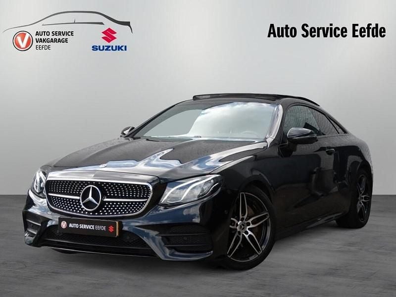 Zwart Gebruikt 2019 Mercedes E200 Premium Coupé | € 38.999 (Iets duurder) - Afbeelding 1/3