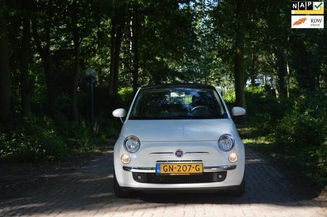 Wit Gebruikt 2015 Fiat 500C Lounge Cabriolet | € 8.795 (Goede deal) - Afbeelding 1/4