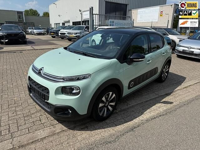 Groen Gebruikt 2019 Citroën C3 Feel Hatchback | € 11.950 (Eerlijke prijs) - Afbeelding 1/4