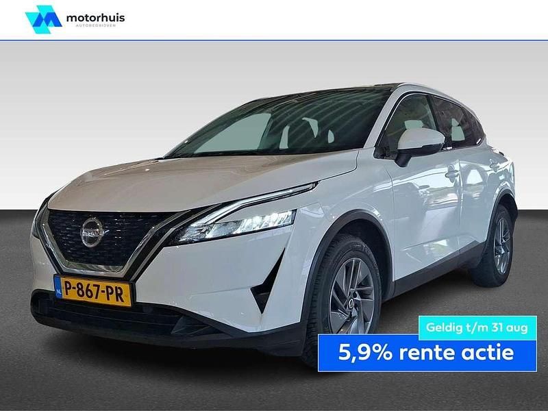 Wit Gebruikt 2022 Nissan Qashqai Acenta SUV | € 22.490 (Eerlijke prijs) - Afbeelding 1/4