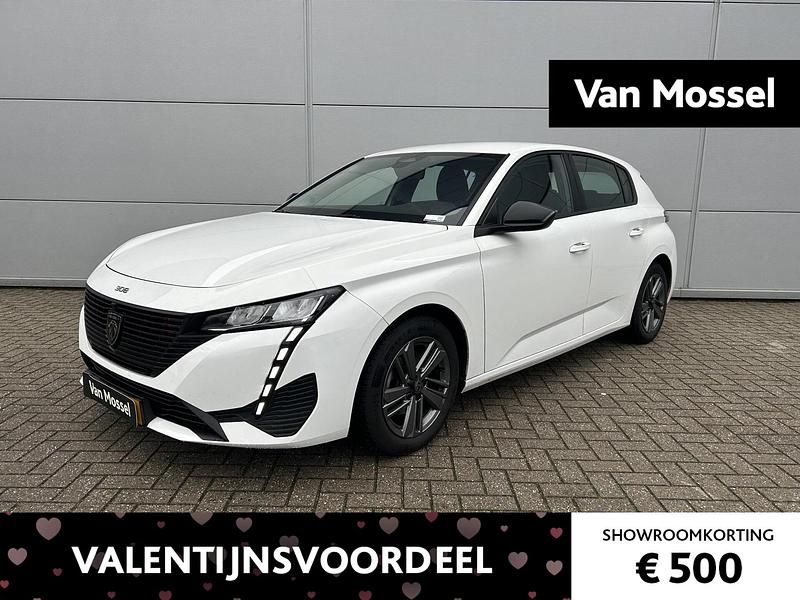 Wit Occasion 2023 Peugeot 308 Business-Line Hatchback | € 20.440 (Goede deal) - Afbeelding 1/3
