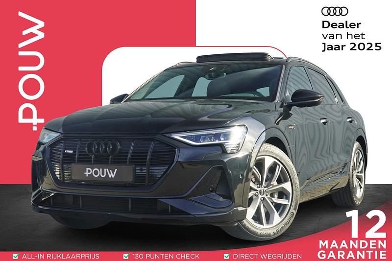 Zwart Gebruikt 2020 Audi e-tron S-Line SUV | € 31.950 (Iets duurder) - Afbeelding 1/4